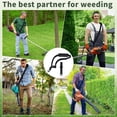 thumbnail image 7 of Weed Wacker Strap 1 Pc,Blower Adjustable Diagonal Shoulder Strap,Lawn Mower Strap with Upgraded Metal-Clip,Trimmer Strap for Weed Eater,Suitable for Most Mowers,Weeders,Leaf Blowers (Black), 7 of 7