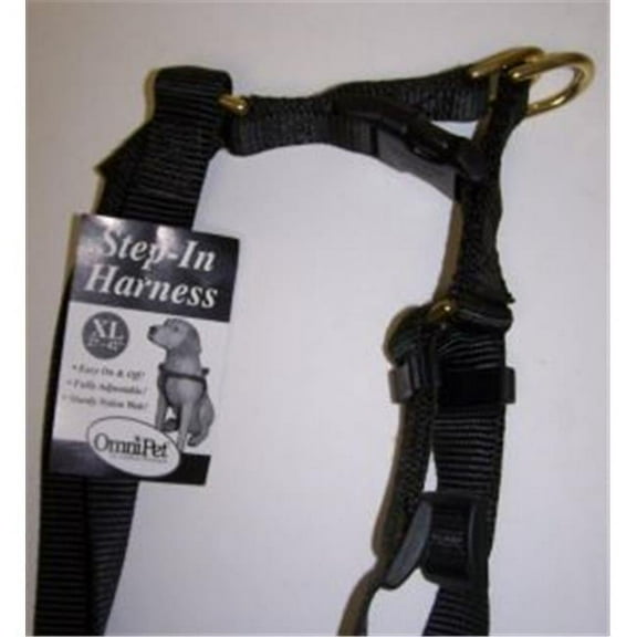 Omni Pet 445-19000 Omni Pet No.19XL-BK Step in Harness Nylon Size 27-42in XLarge Color Black