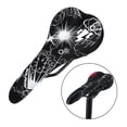 thumbnail image 4 of Asiento de bicicleta de montaña Confort Transpirable Impermeable Reemplazo Amortiguador PVC Fuegos artificiales Cola  Asiento de montaña, 4 of 8