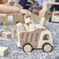 thumbnail image 2 of Guidecraft Wooden Dump Truck: Vehicle Play Set, Kids learning and Educational Dramatic Play Toy, 2 of 3