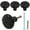 Black, variant on Green Ceramic knobs, Kitchen Cabinet Knobs, Retro Dresser Knobs, Drawer Knobs, Furniture Decorative Pulls(10Pcs)