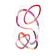 thumbnail image 2 of Borges, Victoria 19x24 White Modern Wood Framed Museum Art Print Titled - Polychrome Tangle II, 2 of 4