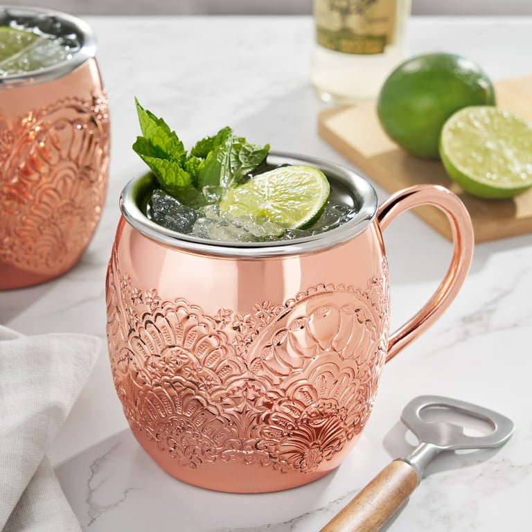 The Pioneer Woman Stainless Steel Moscow Mule Mug, Copper, 16 oz