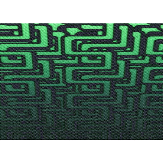 Ahgly Company Machine Washable Indoor Rectangle Transitional Dark SlateGray or Dark SlateGrey Green Area Rugs, 2' x 4'