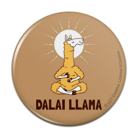 Dalai Llama Funny Humor Pinback Button Pin