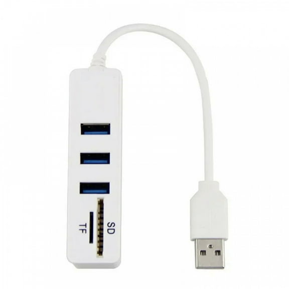 3/6 Ports USB Hub 2.0 Multi USB 2.0 Hub USB Splitter High Speed Support TF SD Card Reader All In One For PC Computer Accessories
