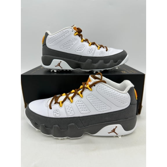 Jordan 9 Golf NRG Men's Size 7 Women's Size 8.5 White Golf Shoes FN6931 100