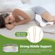 thumbnail image 2 of Almohada de rodilla larga y resistente con soporte medio para quienes duermen de lado. Garantiza estabilidad y ajuste perfecto., 2 of 5