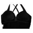 thumbnail image 4 of Csndyce Women's One Piece Swimsuits Sexy Criss Cross-Back V Neck Tummy Control Swimwear Female, 4 of 8