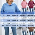 thumbnail image 2 of Women's Hoodies Solid Color Long Sleeve Sweatshirt with Pockets Hooded Sweat Top Fleece Pullover s Autumn Winter Thermal Sweatshirts Sweater Tunic Hoodie Streetwear Fashion, 2 of 6