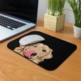 thumbnail image 5 of WIRESTER 8.66x7.08 in Rectangle Mouse Pad with Non-Slip Rubber Base for Computers, Laptop, Office & Home - Winking Golden Retriever, 5 of 5