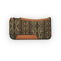 Diamond Wool Contoured Ranch Western Saddle Pad Size 32x32 and 1/2 inch Thickness, Maize