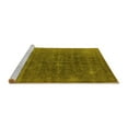 thumbnail image 2 of Ahgly Company Machine Washable Indoor Rectangle Oriental Yellow Industrial Area Rugs, 2' x 5', 2 of 4