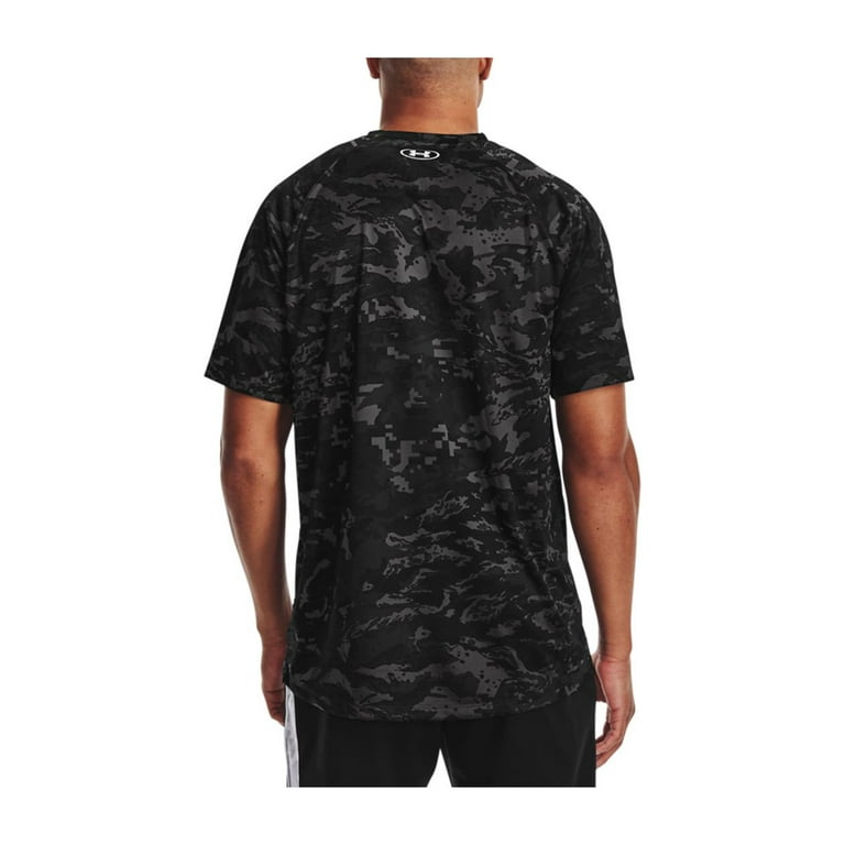 Under Armour CAMO - Print T-shirt - black/khaki/black 