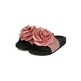 thumbnail image 5 of New Women Refresh Sandy-05 Mixed Media Open Toe 3D Rose Footbed Slide, 5 of 5