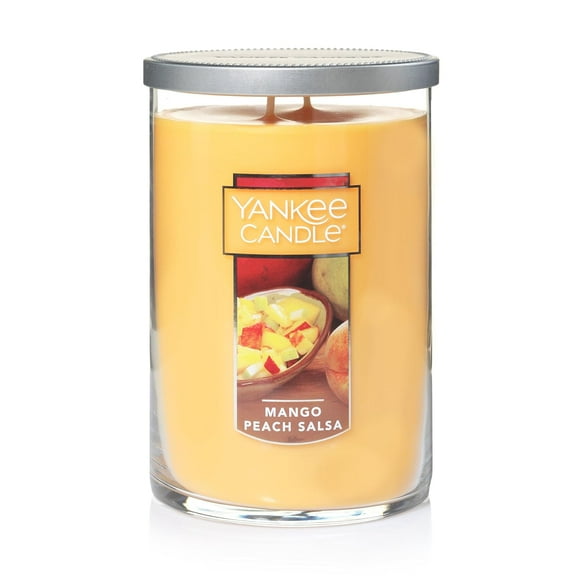 Yankee Candle Mango Peach Salsa Fragranced Large 2-Wick Tumbler Candle 22oz