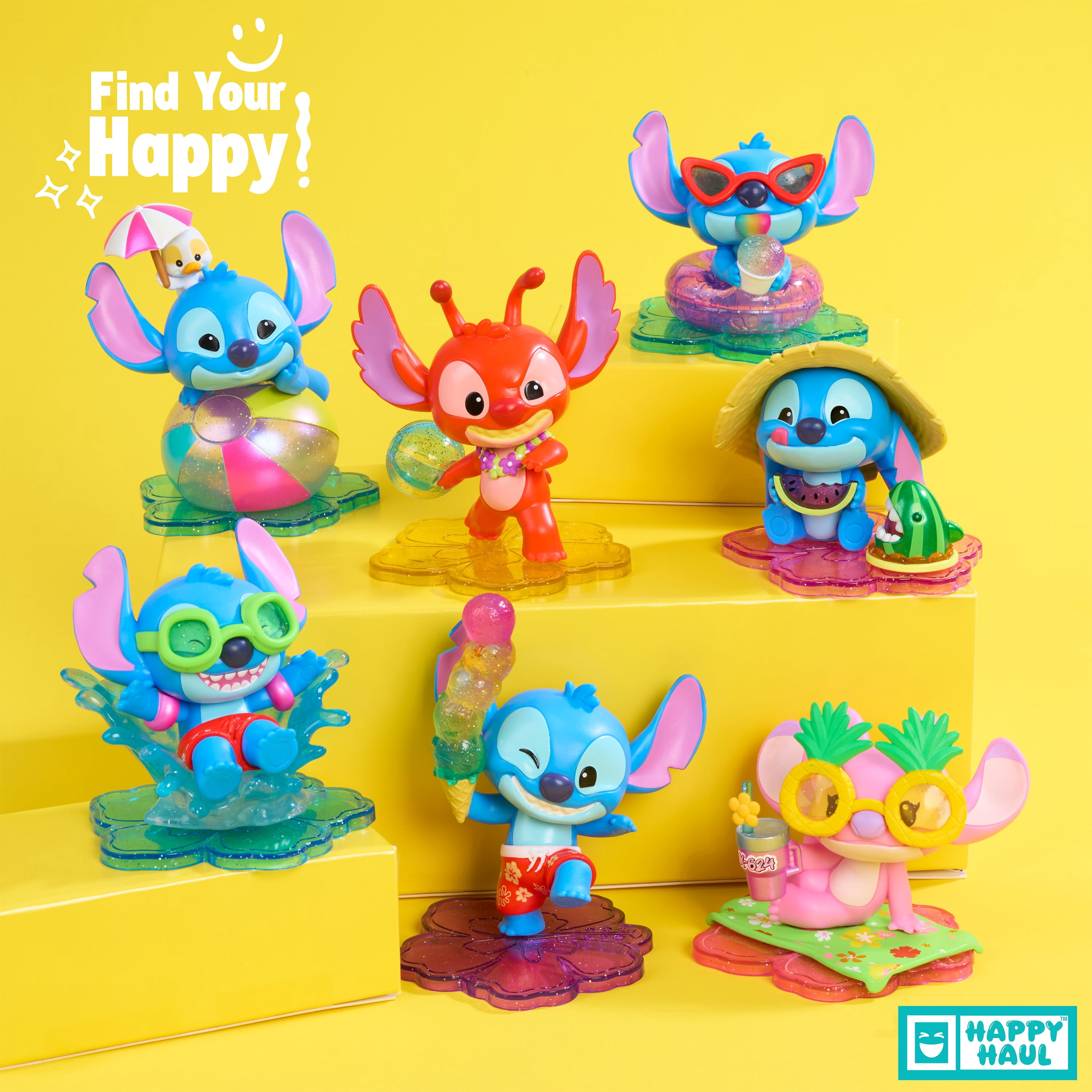 Happy Haul Disney Stitch Splash Zone Designer Figs Blind Box
