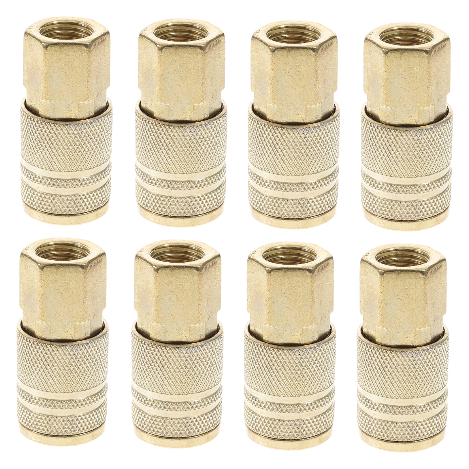 FOMIYES 10Pcs Air Hose Fittings Made of High Grade Iron with Quick Release for Air Compressor and Industrial Use