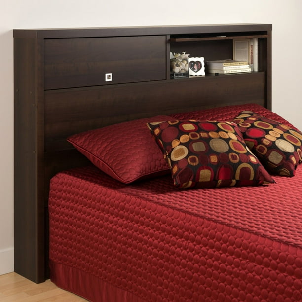 Espresso Series 9 Designer Full Queen Headboard 2 Door Walmart Com Walmart Com