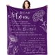 thumbnail image 1 of LHSHID Mom Gifts Blanket Gifts for Mom Funny Birthday Gift for Mom Mother Birthday Gift Gifts for Mom Who Have Everything from Daughter Son Best Mom Mother Ever Gifts Throw Blankets 60"x80", 1 of 7