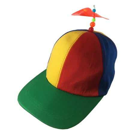 Nerds Animal House Multi-Color Student Orange Bead Propeller Hat Cap Accessory