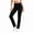 Black, variant on Dzrciro Yoga Pants Women, Elastic High Waist Slim Fit Pants with Side Pockets, Daily Commute Office Wear Bottoms S-2XL