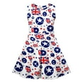 thumbnail image 4 of LOVZFMLL Robe de Princesse Imprimée pour Enfants et Filles de 4 à 14 Ans, Manches Longues, Col Rond, 4 of 7