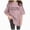 A17-Pink, variant on Women T-Shirt Casual Loose Solid Color Short Sleeve Tees with Crew Neck and Sleeved Drop