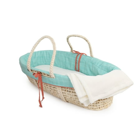 Jungle Basket - Cotton Tale Jungle Scribbles Moses Basket