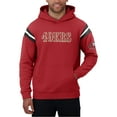 thumbnail image 4 of Men's Darius Rucker Collection by Fanatics Scarlet San Francisco 49ers Football Washed Pullover Hoodie, 4 of 4