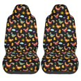thumbnail image 2 of Fotbe Flowe Rooster Pattern Automotive Seat Covers for Cars Trucks and SUVs – Car Seat Covers for Front Seats,Protective Seat Covers,Vehicle Seat Covers, Set of 2, 2 of 9