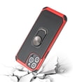 thumbnail image 4 of Cover for Apple iPhone 11 (6.1") Slim Rugged TPU Shockproof Hybrid with Magnetic Ring Stand Holder Phone Case Fit iPhone 11 [ Black / Red ], 4 of 5