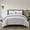 Gray, variant on Blaine 2 or 3 Piece Duvet Cover Set Contemporary Two Tone Striped