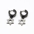 thumbnail image 4 of Acero Negro Estrella Studs Earrings Joyas de, 4 of 4