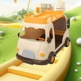 thumbnail image 1 of School Bus Toy, Stimulate Creativity Portable Play House Bus Toy  for Birthday for Kids, 1 of 8