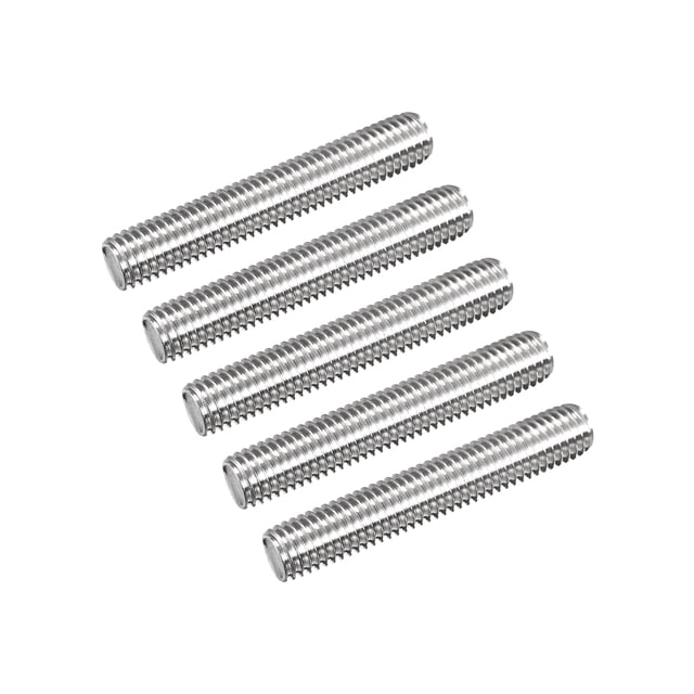 Unique Bargains Tige Entièrement Filetée M10 x 60mm 1.5mm Pas de Filetage 304 Acier Inoxydable Droite Tiges Filetées Goujons de Barre 15 Pack
