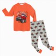 thumbnail image 7 of Gibobby Boy Outfits Fall Winter Printed Cute Printed Long Sleeve Outwear Clothing Sets 1T 2T 3T 4T Toddler Boys Outfit Sets(6-7 Years,Red), 7 of 7