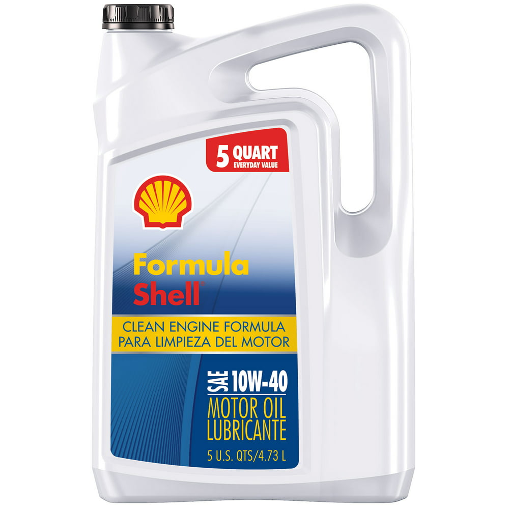 Formula Shell 10W-40 SN Conventional Motor Oil ,5 Quart ( 3 pack Case .