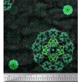 thumbnail image 1 of Soimoi Cotton Jersey Fabric Sacred Geometry & Filigree Damask Print Fabric by the Yard 58 Inch Wide, 1 of 1