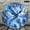12x12in, variant on Patifu Ice Blue Phoenix Wooden Wall Clock Silent Sweep Movement Minimalist Decor 10x10in