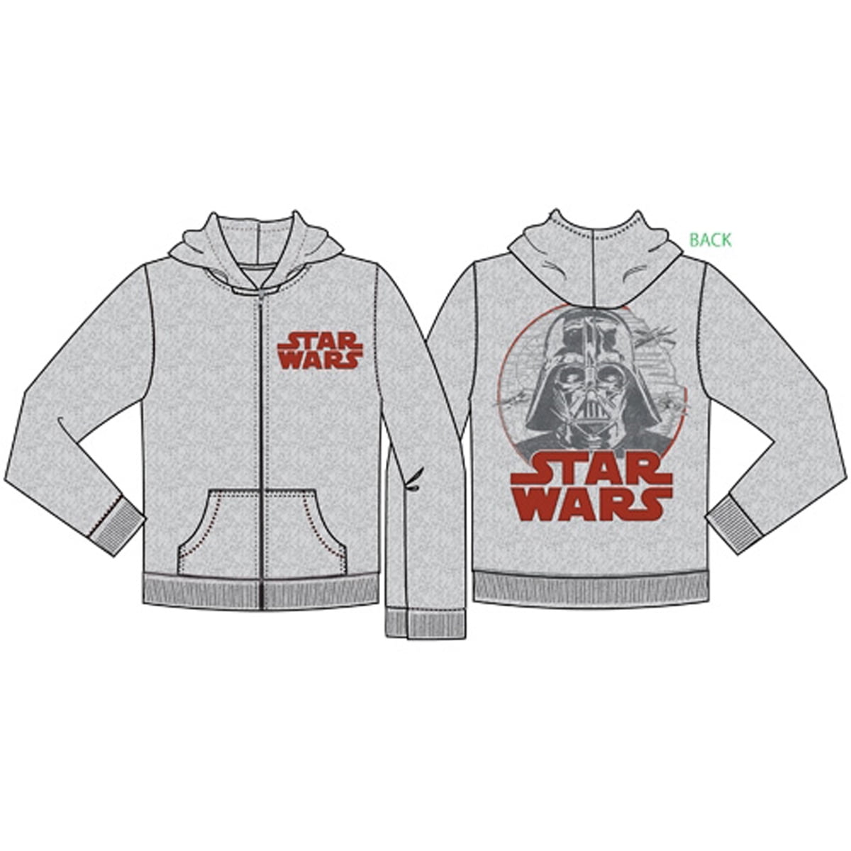 darth vader zip up hoodie