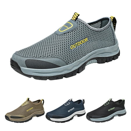 

Cathalem Men Air 1 Low Sneaker Fashion Spring And Summer Men Sports Shoes Hiking Shoes Hollow Mesh Sneaker Case for Men Grey 11