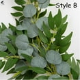 thumbnail image 3 of PULLIMORE 4 Pcs Artificial Eucalyptus Leaves Garland Vine Wedding Greenery Home Wall Decor for Wedding Party Table Balcony Door, 3 of 9