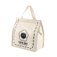 thumbnail image 2 of Bolsa para , bolso de mano lindo de cuero PU a la moda para oficina, viajes al aire libre monstruos blancos, 2 of 8