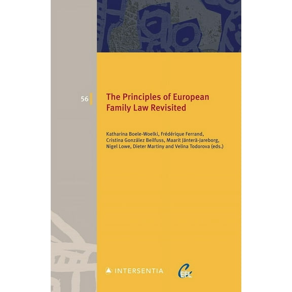 European Family Law The Principles of European Family Law Revisited, (Paperback)