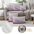 thumbnail image 6 of Pink Coastal Wave Outdoor Waterproof Pillow Covers, Summer Modern Ocean Beach Decorative Square Throw Pillowcase Sofa Cushion Sham for Patio/Couch/Chair, 18"x18" 2 Pack, 6 of 8