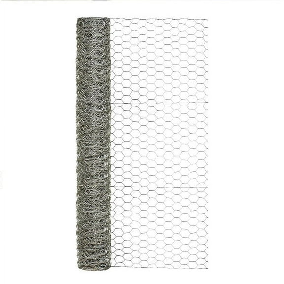1 PC Garden Craft 36 in. H X 25 ft. L Galvanized Steel Poultry Netting 1 in.