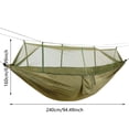 thumbnail image 2 of Double Person Net for Outdoor Camping Portable Nylon Swing Rope Camping Tent Quick Outdoor Double Person Net for Camping and Hiking – Lightweight Portable Nylon Swing, 2 of 3