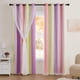 thumbnail image 1 of Cortinas de arcoíris XiDi 86x244 cm con recortes de estrellas y blackout, 1 of 9