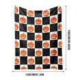 thumbnail image 4 of FEOLGEHLY Halloween Throw Blanket, Fleece Blanket, Soft Throw Blanket For Couch, Flannel Throw Blankets Clearance, Sofa Throw Blanket for Home Office Halloween Decorations 51.2 x 59.1 in (D), 4 of 10